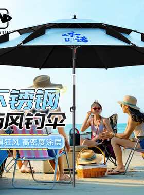 本诺钓鱼专用伞万向大钓伞户外太阳伞新款加厚遮阳防晒防雨垂钓伞
