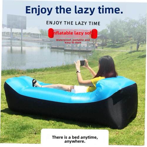outdoor air sofa inflatable sleeping bed bag pillow 3