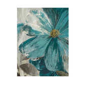 走廊过道客厅背景墙挂画 饰画竖版 纯手绘油画美式 抽象花卉玄关装