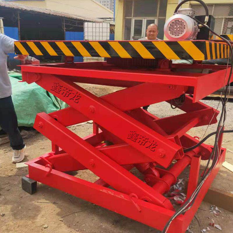 安全升降台液压小型货梯2吨吨5吨家用地下室厂房举升机固定剪叉