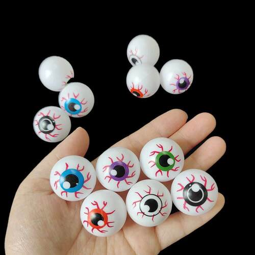 12pcs Halloween Eyeballs Artificial Horror Scary Eye Balls K