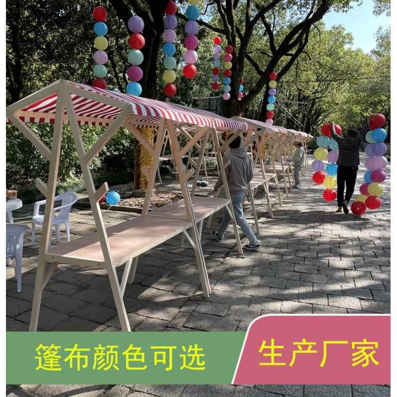 移可折无品牌/叠摊位外棚摆户摊展示动架实制促销花车夜市集木市