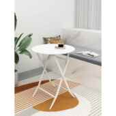 折叠桌家庭小餐桌阳台简单 小圆桌小公寓餐 小桌子和椅子可折叠