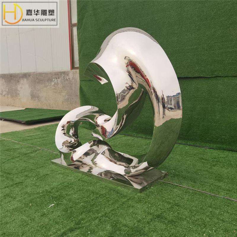 不锈钢雕塑摆件制定抽象创意动物户外景观动物园林人物大型艺术品