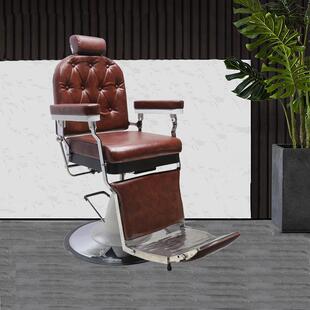 新款理发店高端复古油头大椅可放倒油头椅发廊专用美发椅剪发椅子
