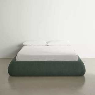 实木榻榻米地台床无床头现代简约单双人床酒店民宿主卧落地床架