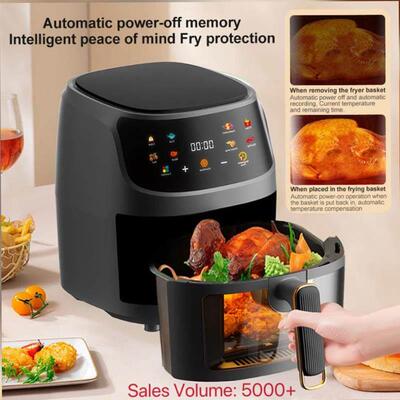 8LEnglish button air fryer oven Multifunctional No lampblack