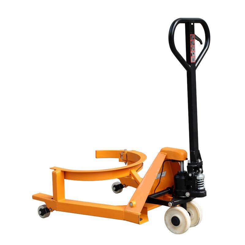 油桶搬运车65KG加仑油桶低位搬运车油桶搬运手动叉车