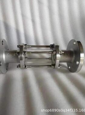 HGS07不锈钢视盅 观察介质 耐腐蚀法兰玻璃管视镜