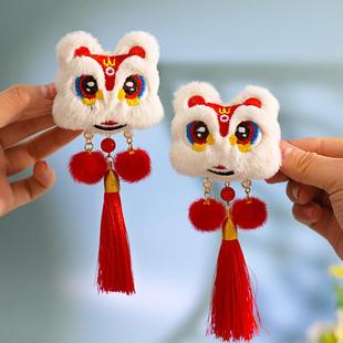 喜婆婆头上戴的花女士盘头花喜婆婆头饰高端结婚妈妈盘头发饰发簪