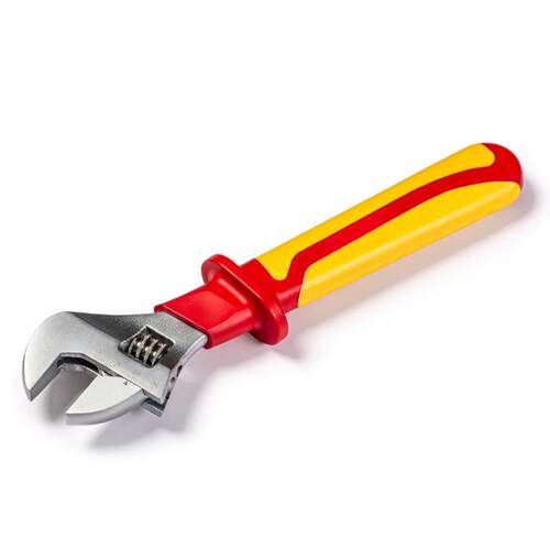 TOOLTIME图泰绝缘注塑活扳手VDE认证耐压1000V电工专用绝缘活扳手