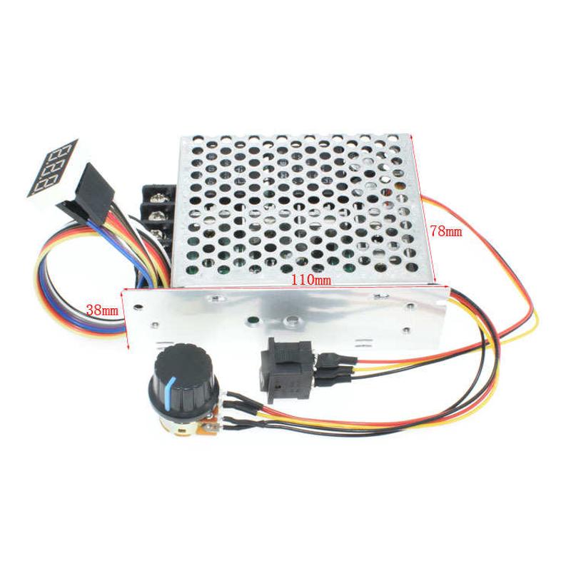 马达倒12v24v36v电机驱动顺转速表 开关双向/ 调速器   无极数显