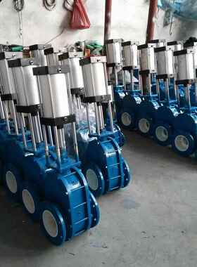 家直气供Z64瓷4TC厂动陶双闸板阀出料阀法兰陶瓷闸阀耐磨803闸阀