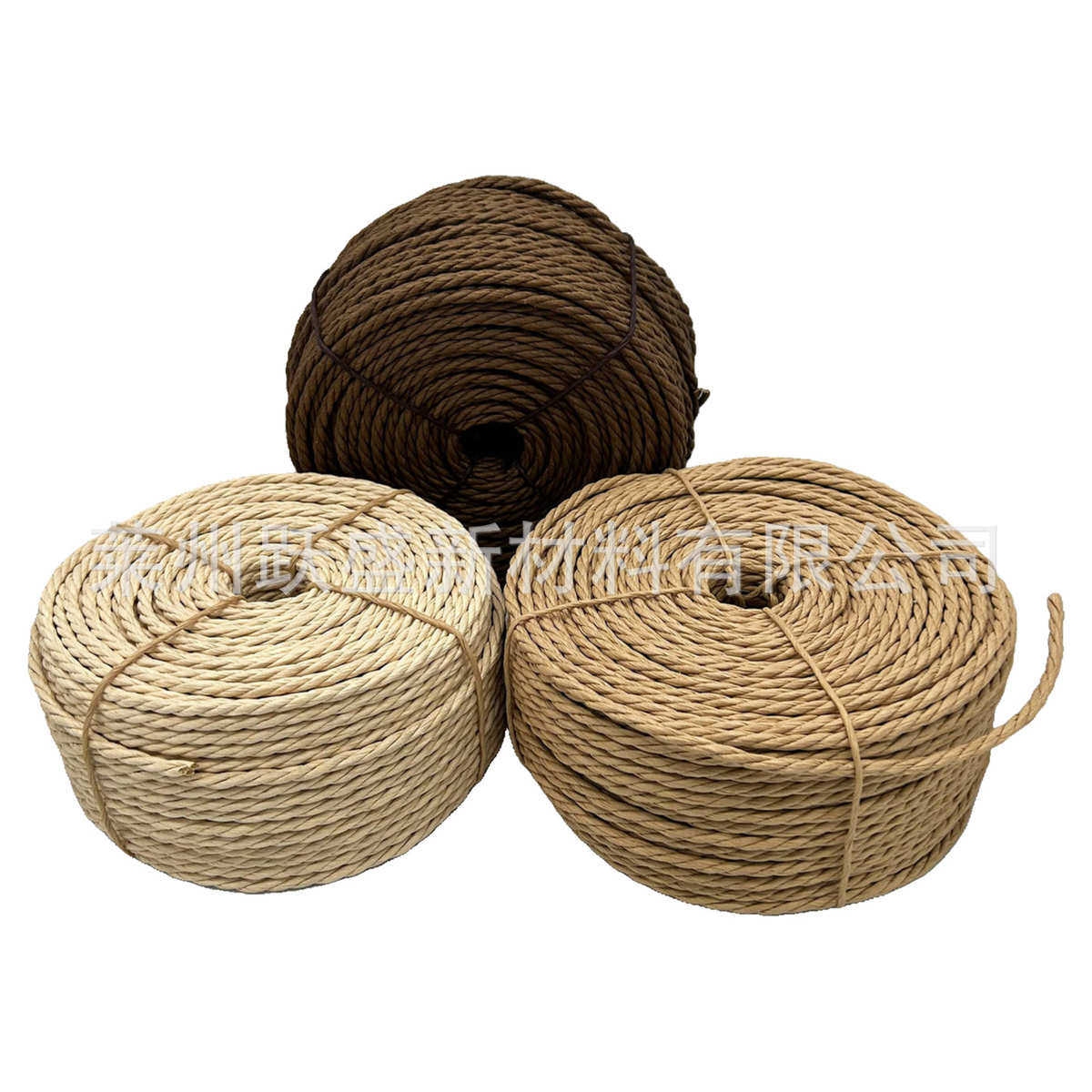 厂家供应6MM 防水三股牛皮纸绳原色棕色三股防水纸绳椅编织纸藤,居家布艺,绳子,淘宝优惠券,粉丝福利购,淘宝优惠卷