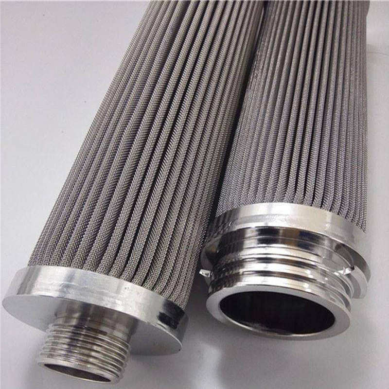 304不锈钢折叠滤芯厂家批发微孔双层过滤器工业丝网液压油滤芯