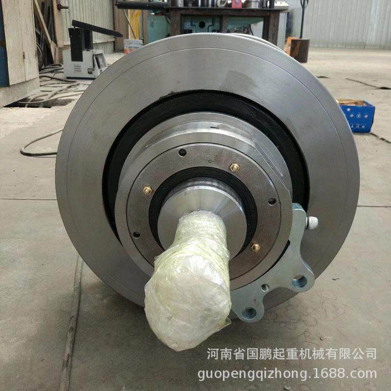 直径320主动被动欧式车轮组欧式端梁起重机行车大小车行走轮