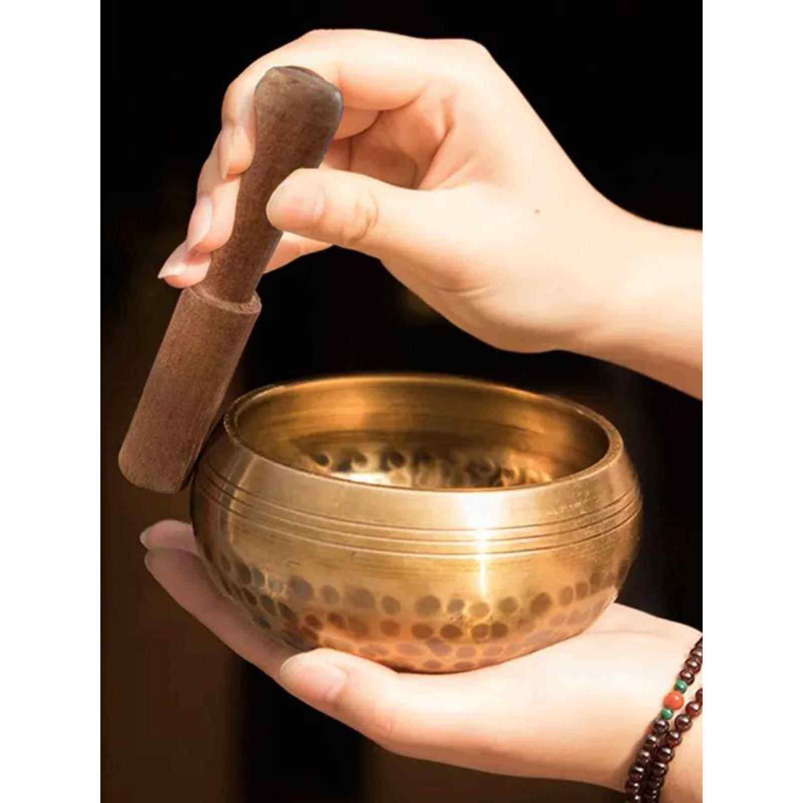 头部治疗唱碗，梵文音碗，佛音碗，瑜伽冥想治疗禅修碗，铜编钟，