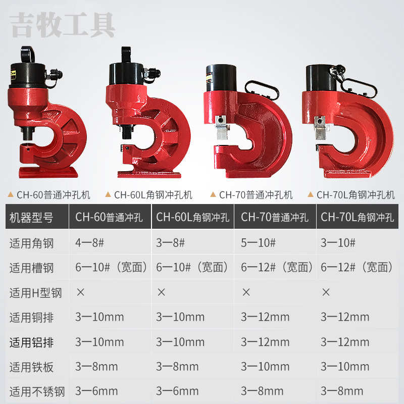 手动液压冲孔机 铜铝排不锈钢开孔器 母线母排加工机 角钢冲孔器