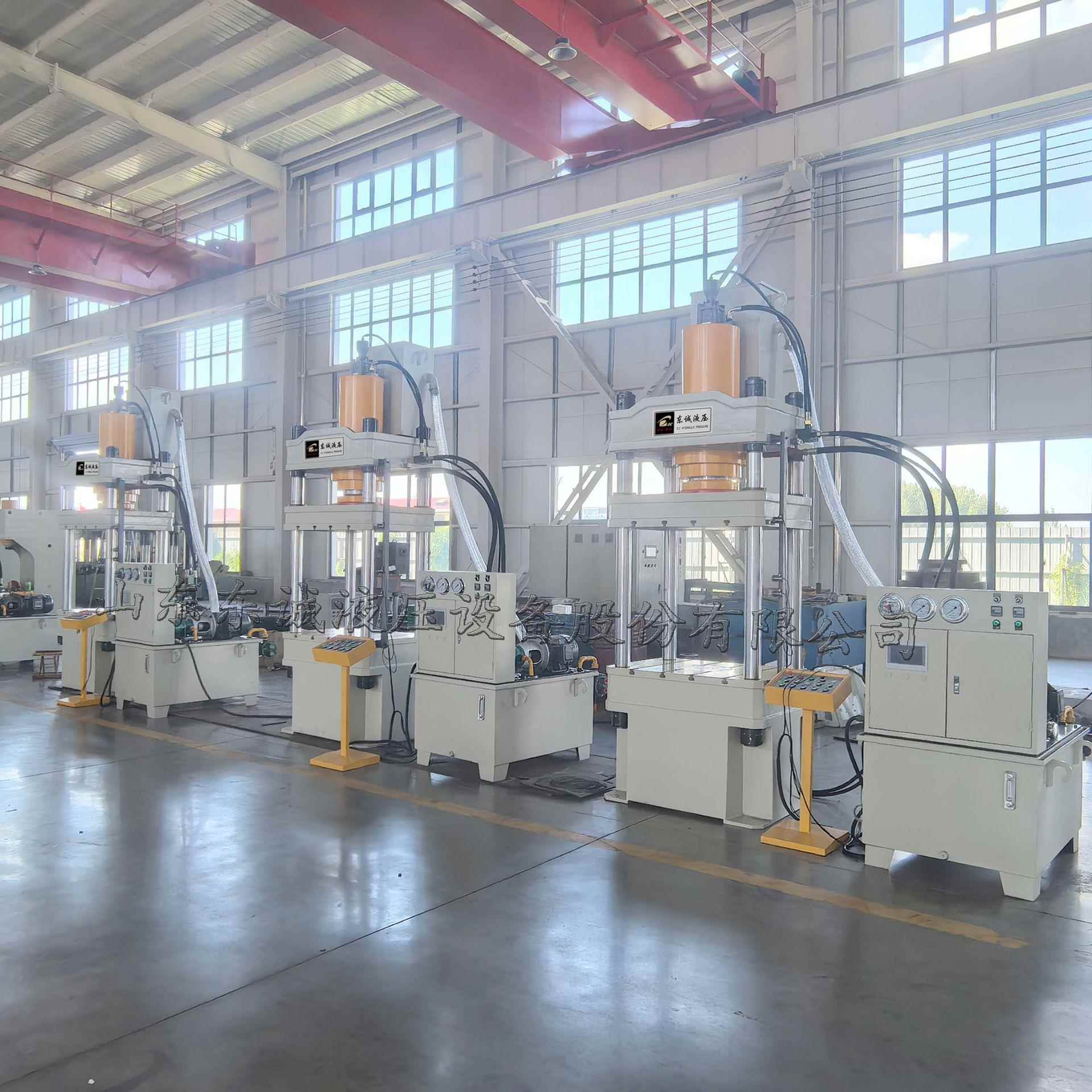 直销200吨四柱液压机 多顶杆拉伸铁锅成型液压机 200吨快速液压机