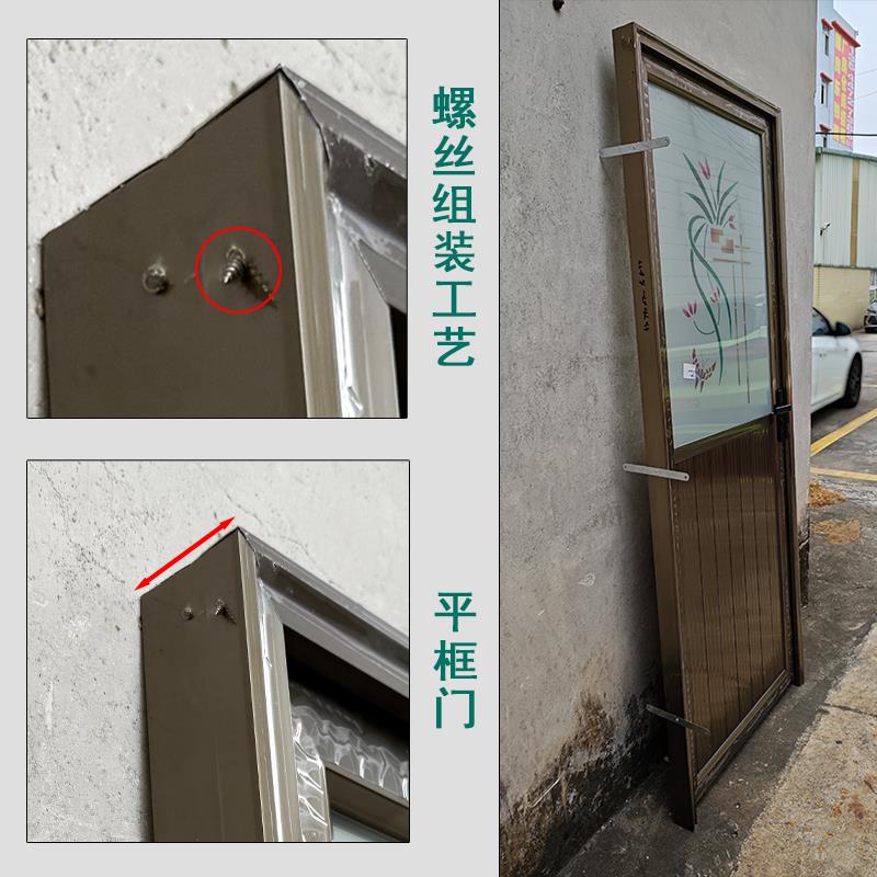 卫生间门单门铝合金门定制加厚铝合金门简易门厨房门卫浴门整套门