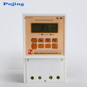 普晶智能双编程定时打铃控制仪器学校工厂专用中文数显室外用上课