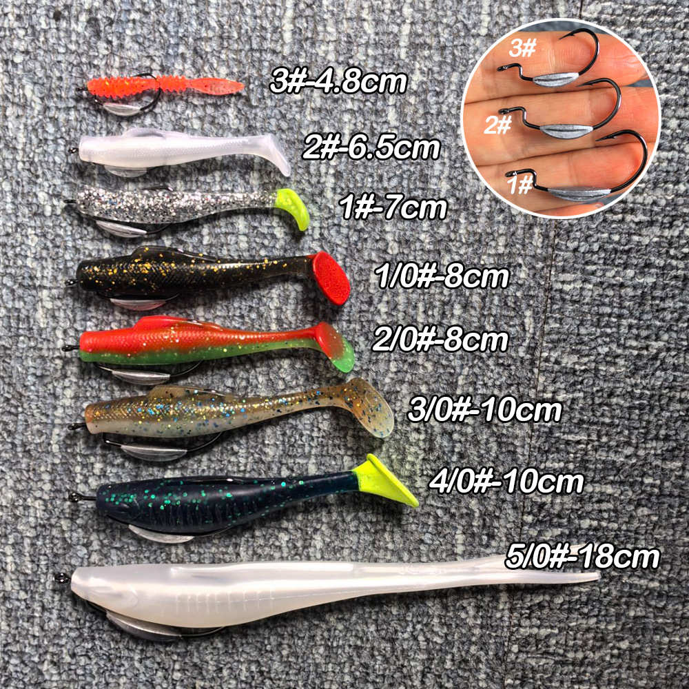 9003加强曲柄钩宽幅加铅钩软虫钩德州钓组鲈鱼防挂底路亚钩批发