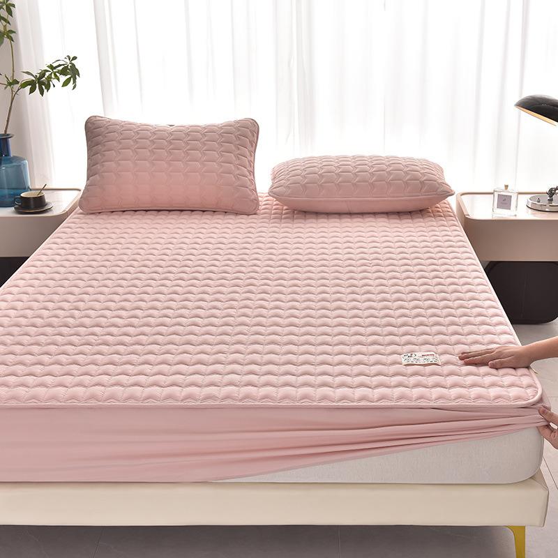 类豆纤维夹款棉床大笠单UVO件加厚新全包床罩床垫保单护罩防尘床