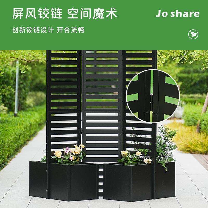 枝晓屏风铰链种植箱栅栏爬藤架庭院隔断支架户外隔断篱笆栏跨境