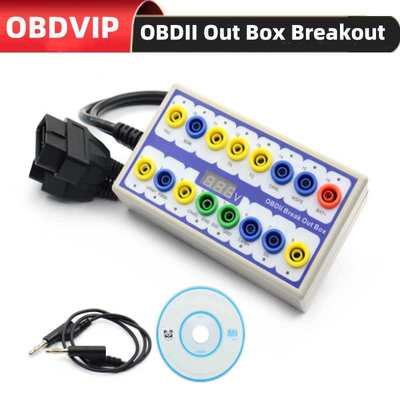 厂家直销OBDII Protocol Detector Car OBD Break Out Box Breako