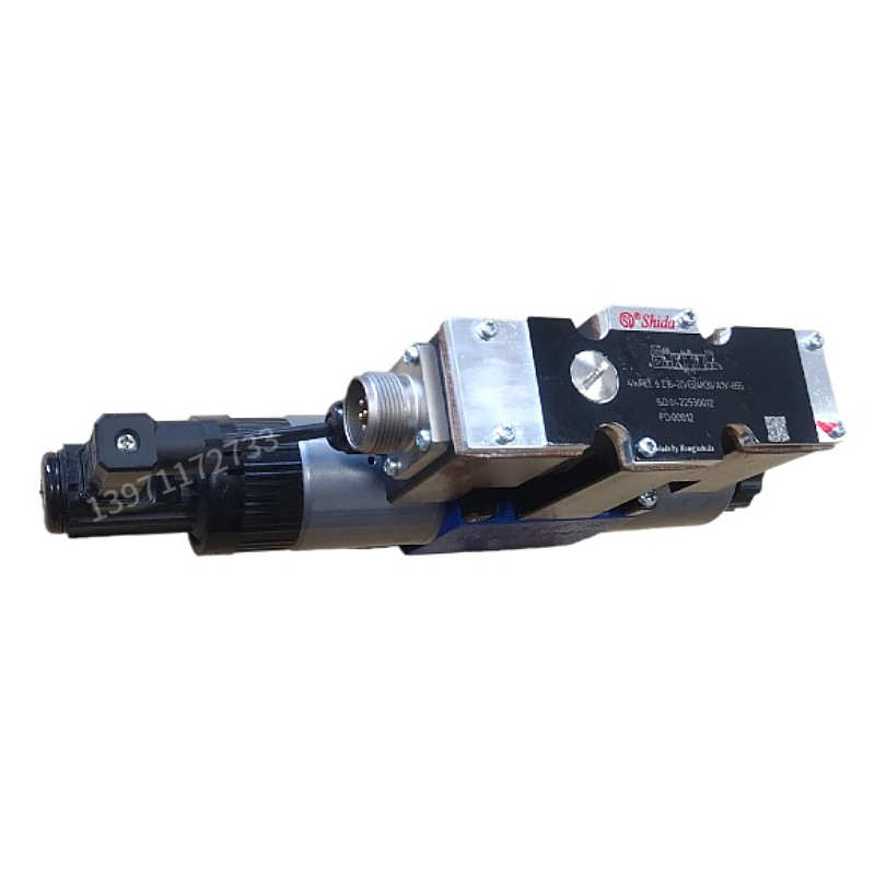 电磁比例换向阀4WREE10E50-2X/G24K31/A1V带放大器带电反馈液压阀