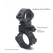 螺丝款 30下环35mm手电筒夹自行车前灯支架单车固定管夹子 上环25