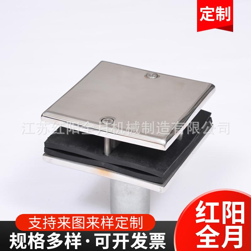 304不锈钢玻璃夹厂家加工方形夹具 幕墙配件 雨棚配件