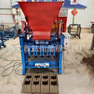 block making machine空心打砖机辅道路面砖花砖彩砖压砖机沙块机