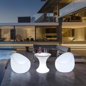 户外椅子阳台客厅休闲沙发桌椅沙滩圆形茶几酒吧咖啡店发光桌椅凳