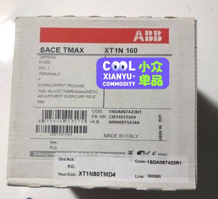 1SDA067423R1，ABB，XT1N 160 T M
