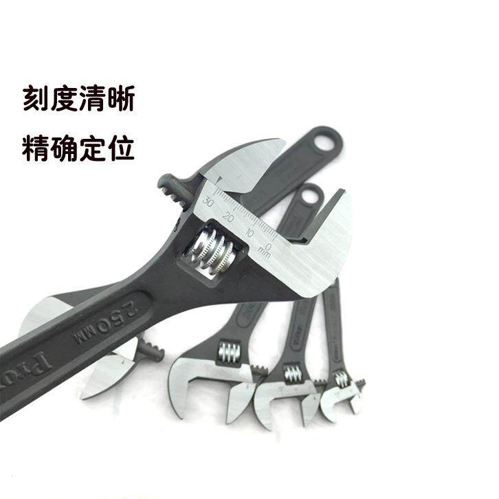 德国nPoxer动e鹰咀牌活扳手寸寸寸寸寸寸带刻BK1114度可调扳手