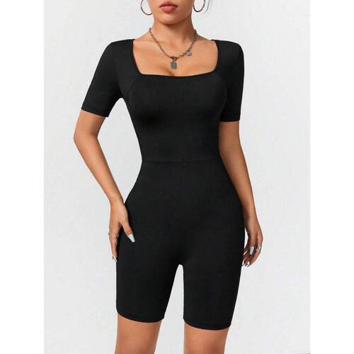 V 35386 Short sleeve one-piece yoga wear 短袖连体瑜伽服