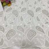 9088彩色上面料辅料刺绣刺绣蕾丝花边镂空秋冬新棉布花边面料棉线