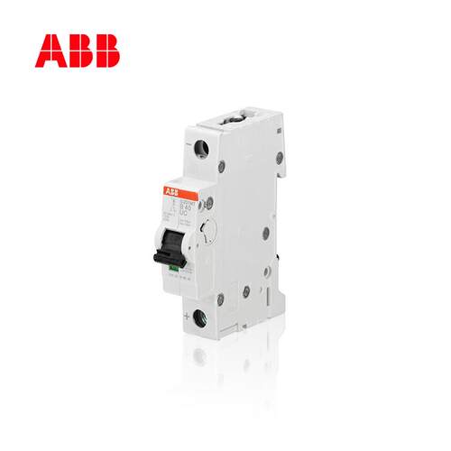 ABB微型断路器空气开关S200MT交直流3P三极C特性2A轨道专用10KA