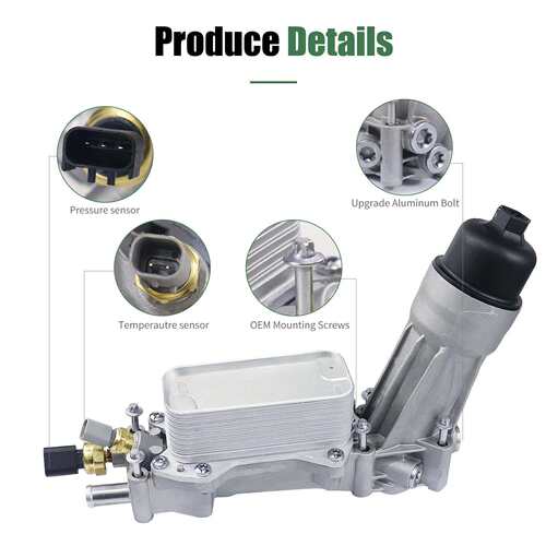 跨境68105583AF51发动机 机油冷却器 铝合金 oil FIlte adapter