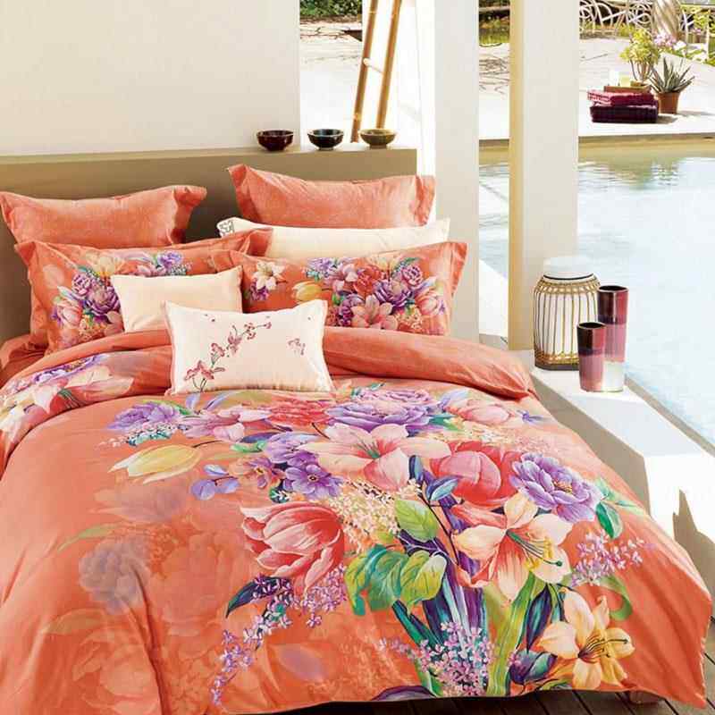 正品3D立体印花生态磨毛件四套纯棉床上用品4床单套被套全棉件加