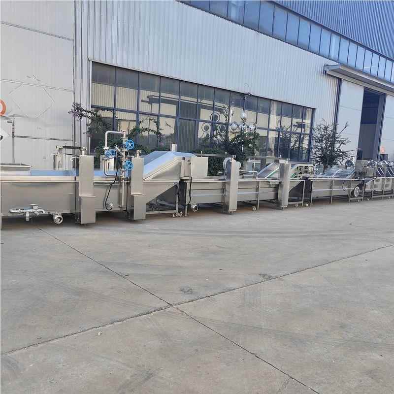 全自菇动升降蒸煮冷流却蘑风干水线金针菇香菇菇漂烫机杏鲍漂烫机