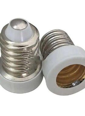 2Pcs E14 To E12 Adapter Converter Lamp Holder Base Socket