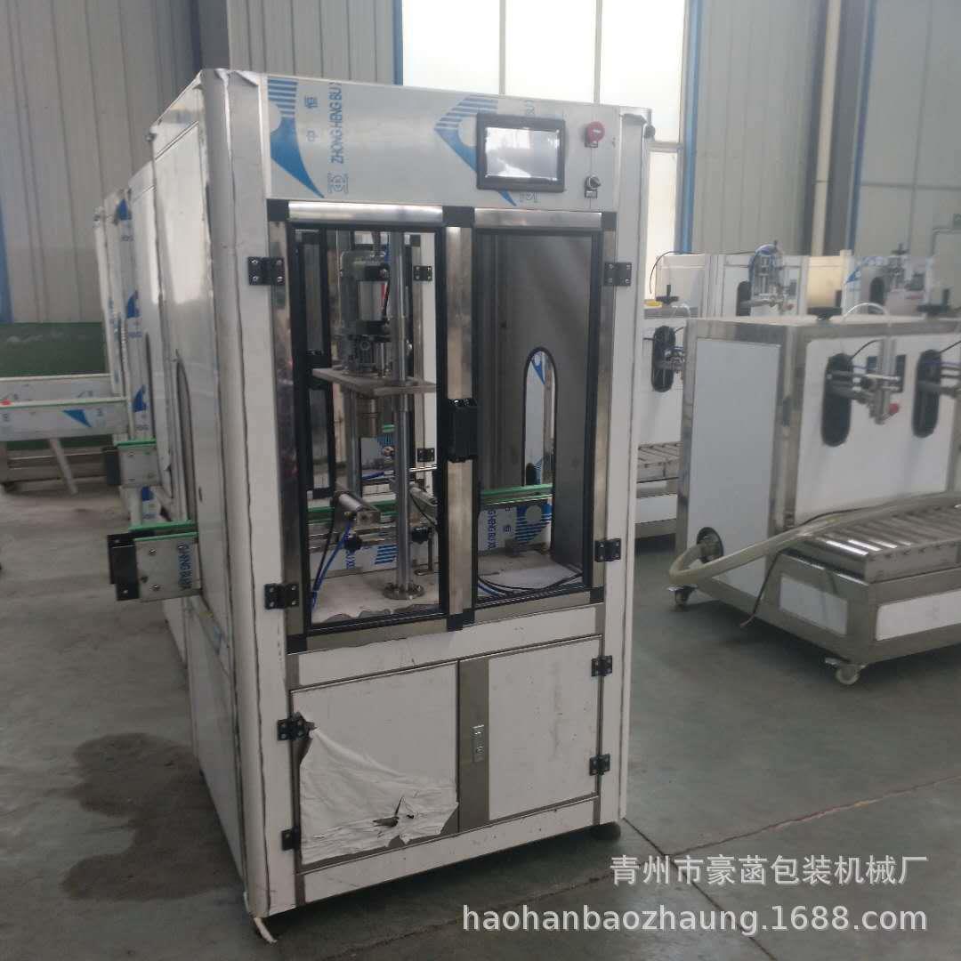 厂家直销全自动拧盖机矿泉水精油喷雾机油桶洗发水搓盖机