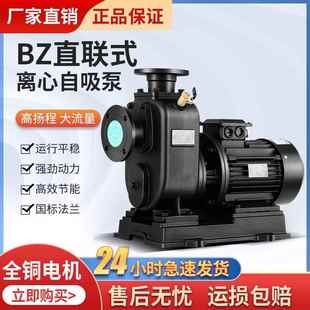 增压泵380V大流量高扬程喷淋滴灌农用水泵自吸泵 BZ管道清水泵卧式