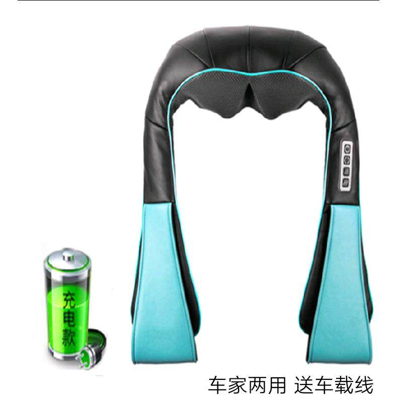 正品椎理披肩肩背敲击按摩带腰部热颈揉捏仪全疗身多功敷能电动按