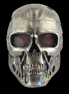 万圣节影视终结者野战CS全脸防护面罩骷髅树脂面具工厂