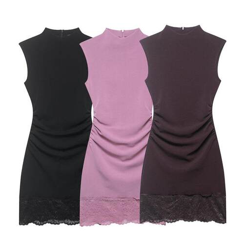 Elastic lace short dress弹力蕾丝短连衣裙
