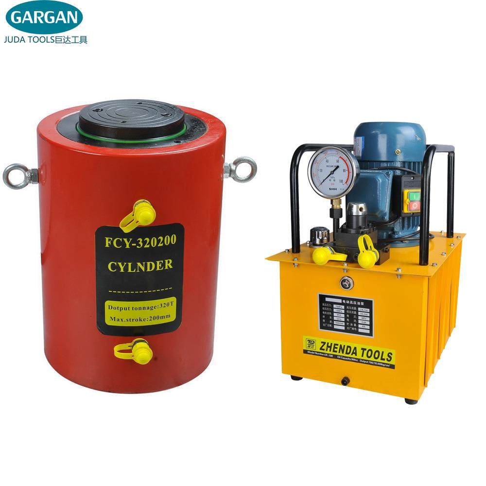 液压千斤顶电动320吨100吨电动千斤顶双向630液压千斤顶