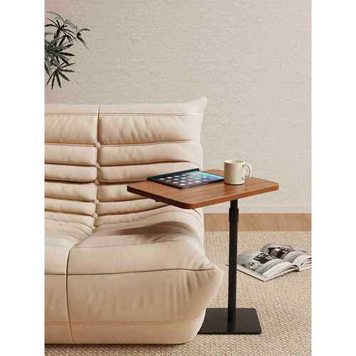 A6L可升降床边桌家用电脑桌移动客厅沙发边几可旋转卧室小桌子办